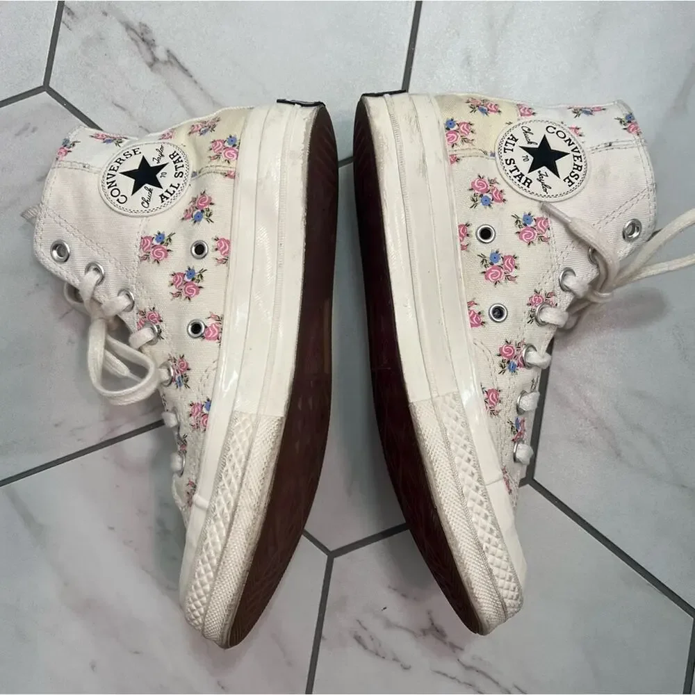 Converse Chuck Taylor All Star Gran-Z Patchwork Floral High-Top Sneaker Size 7